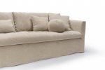 Lilly Flax Loose Cover 4 Seater Sofa / 7 Preview