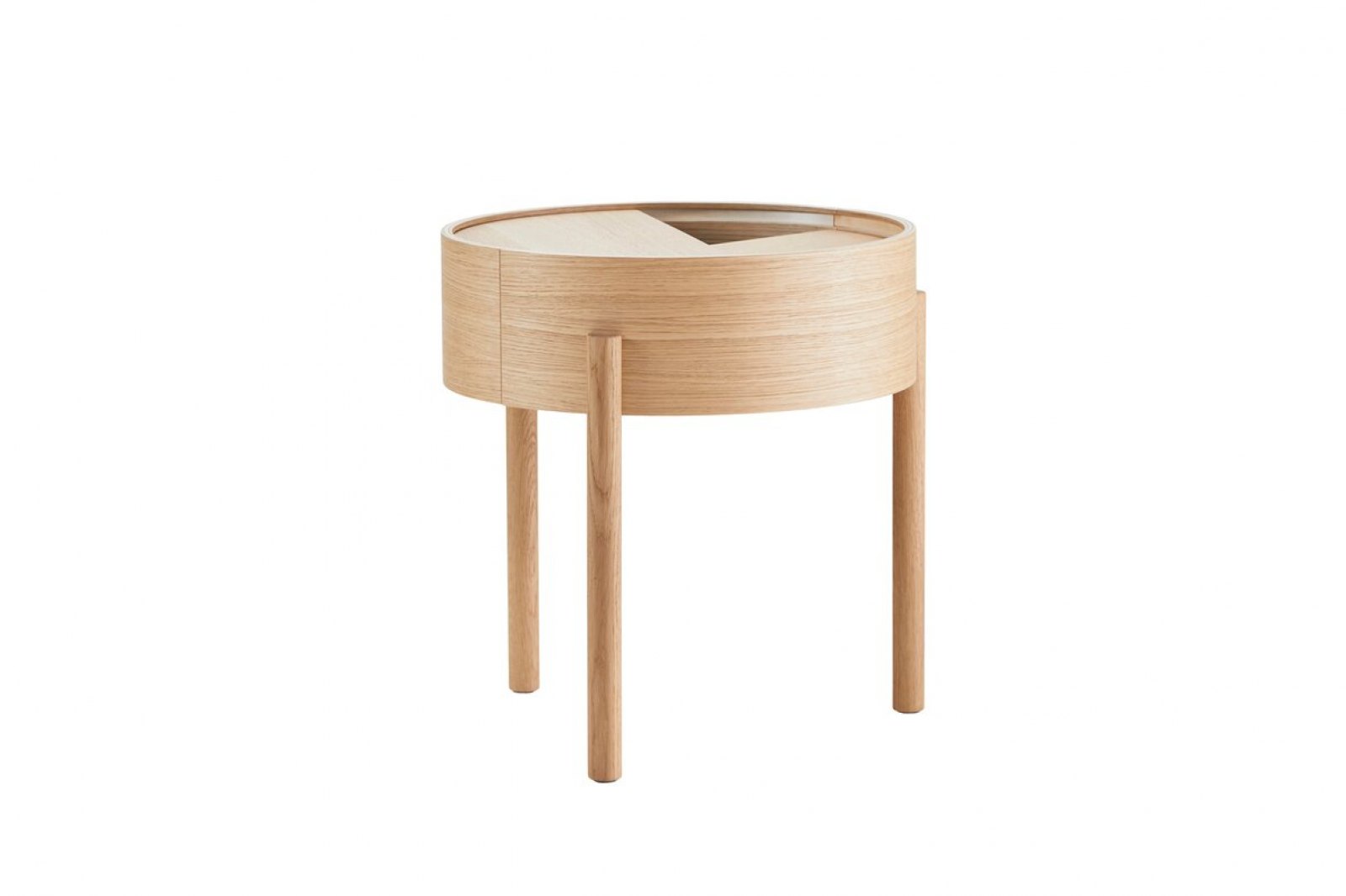 Arc Side Table With Storage 42 cm / 1