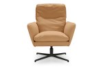 Ansel Swivel Leather Armchair / 4 Preview