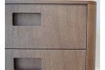 Ozzy Oak Bedside Table 50cm, Two Drawer / 3 Preview