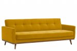 Hugo 3 Seater Velvet Sofa-Bed / 8 Preview