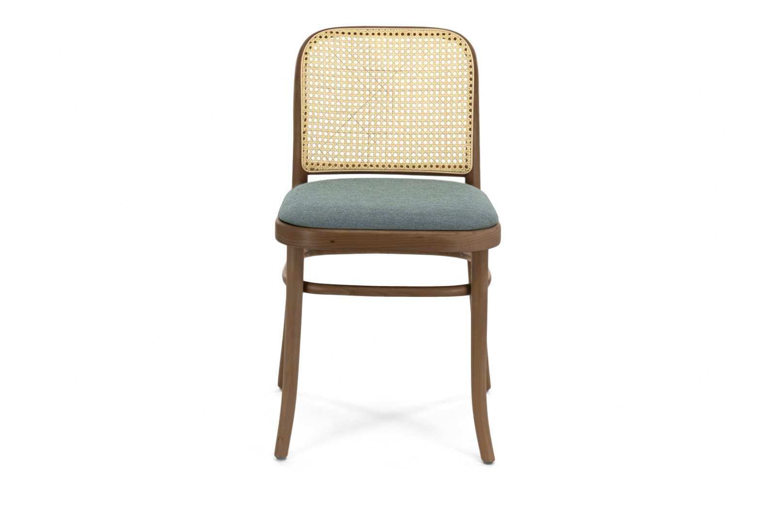 Madrid Cane Dining Chair, Upholstered Seat / 1