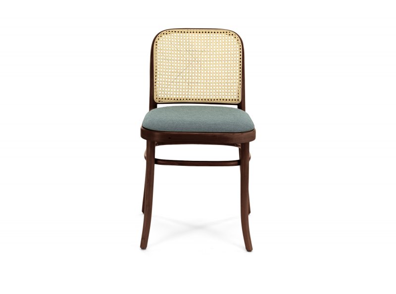 Madrid Dining Chair, Cane Back and Upholstered Seat