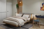 Kurly Wood Frame Super King Size Bed / 8 Preview