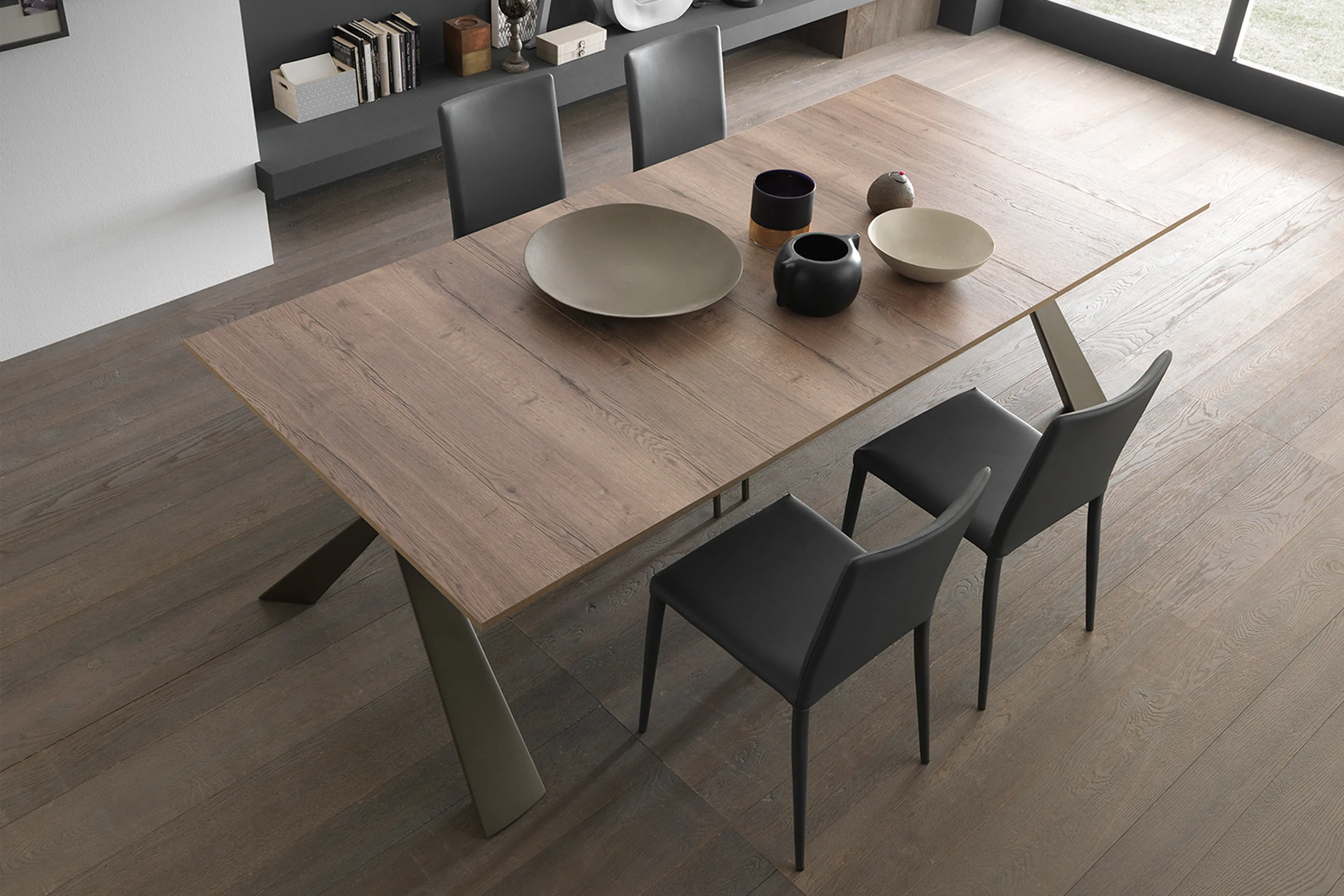 PENISOLA  Peninsula table Extending peninsula table By Pointhouse