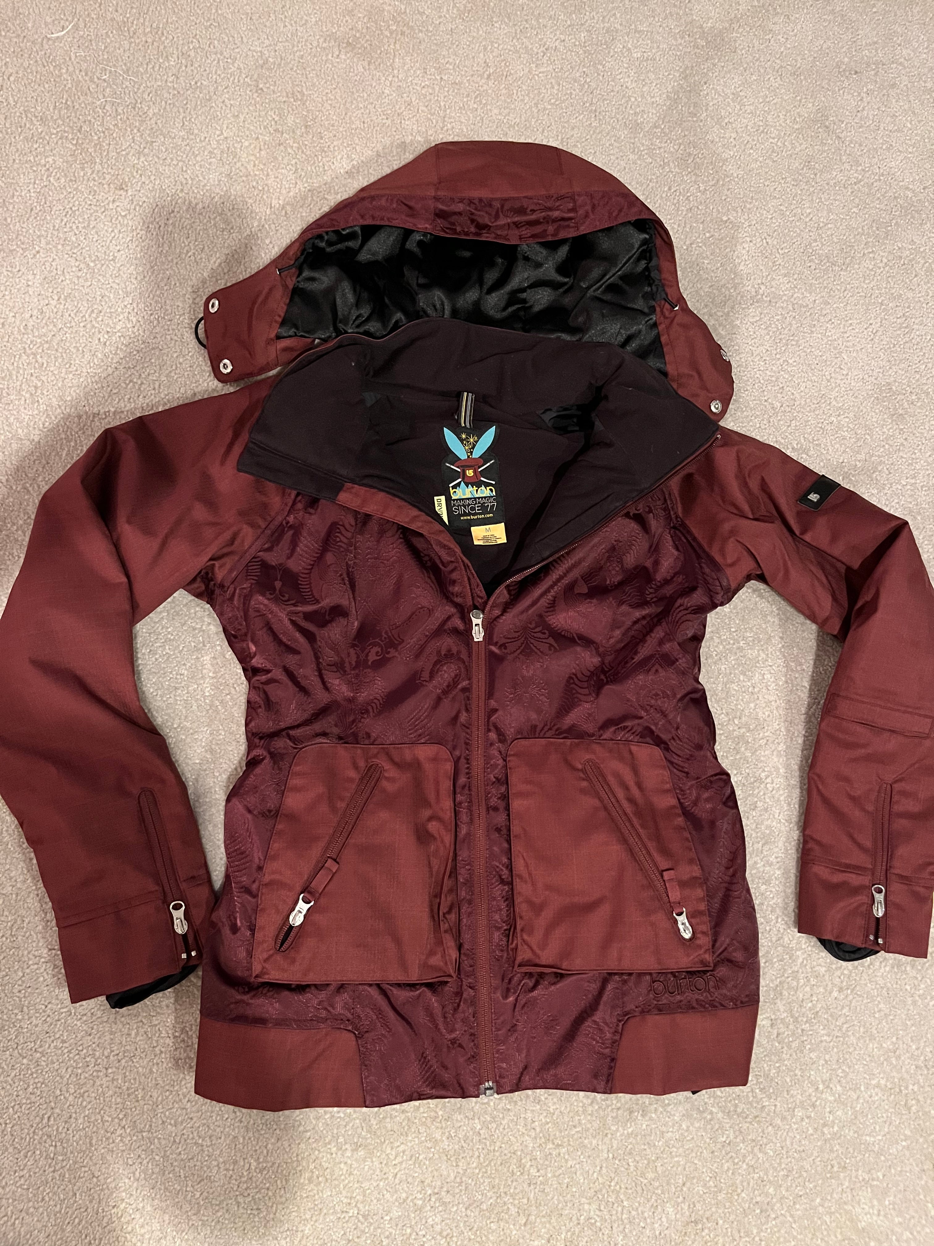 Burton Dante Snowboard Jacket Womens Medium Rerouted