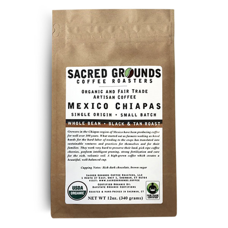 Mexico Chiapas Black Tan Blend Of Roasts Sacred Grounds Coffee Roasters Spinn