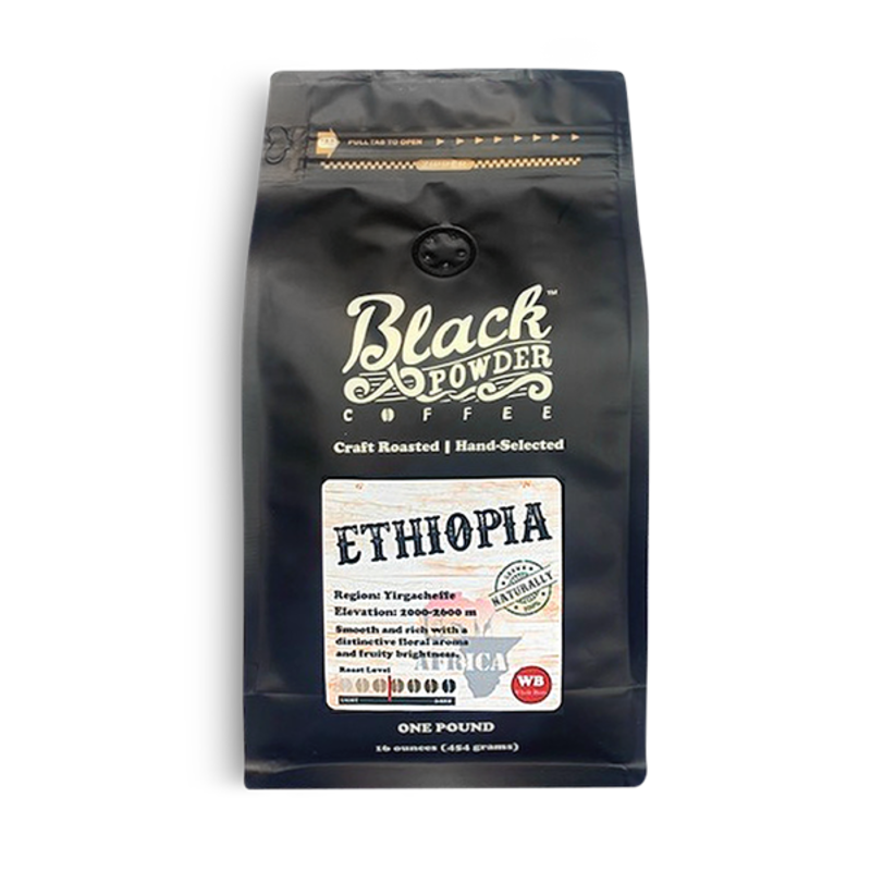 Ethiopia Yirgacheffe FTO Naturally Grown - Black Powder Coffee