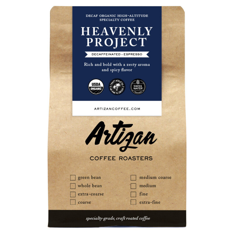 Organic Heavenly Project Decaf Espresso Blend