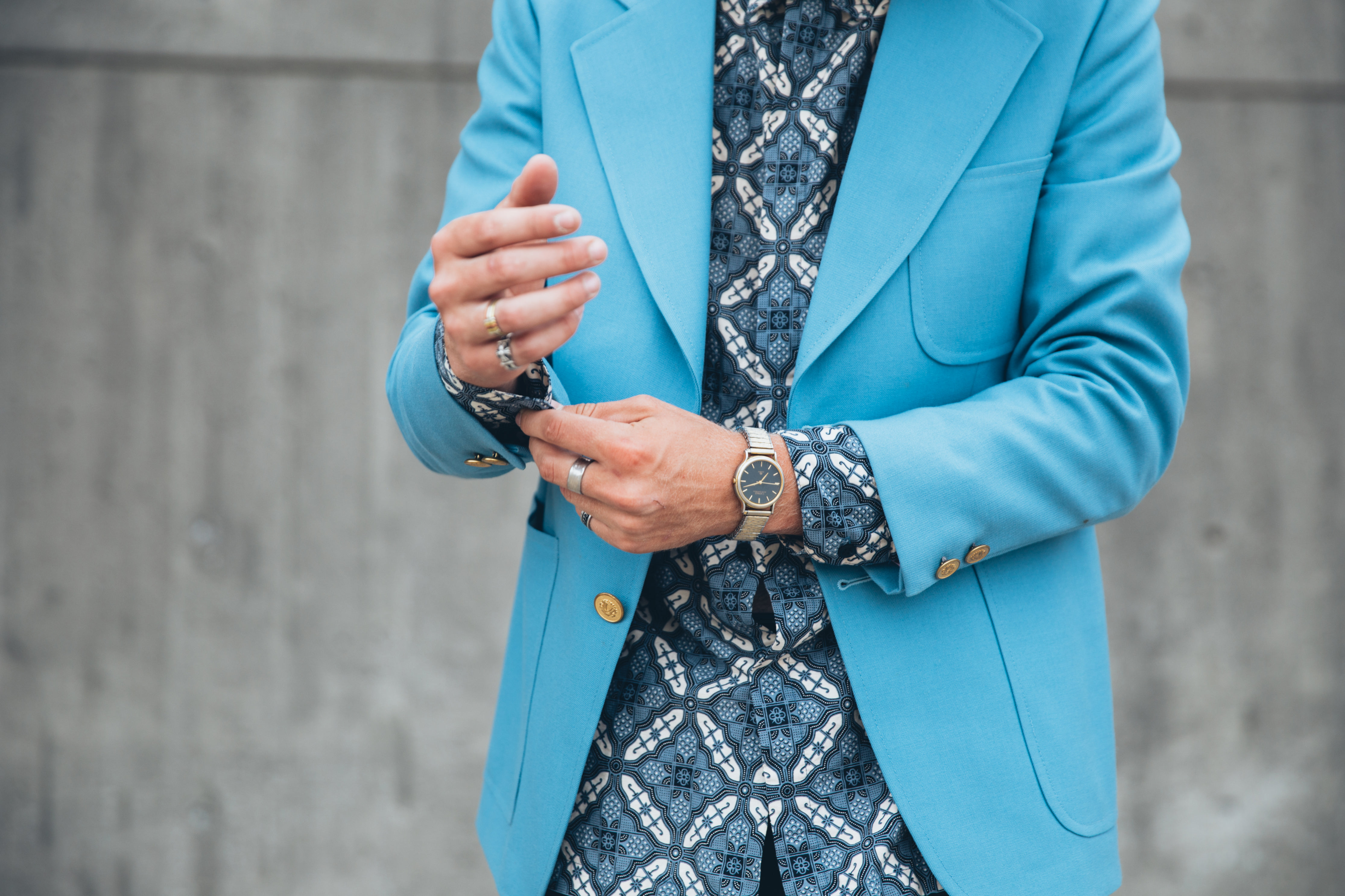 Light-blue Blazer