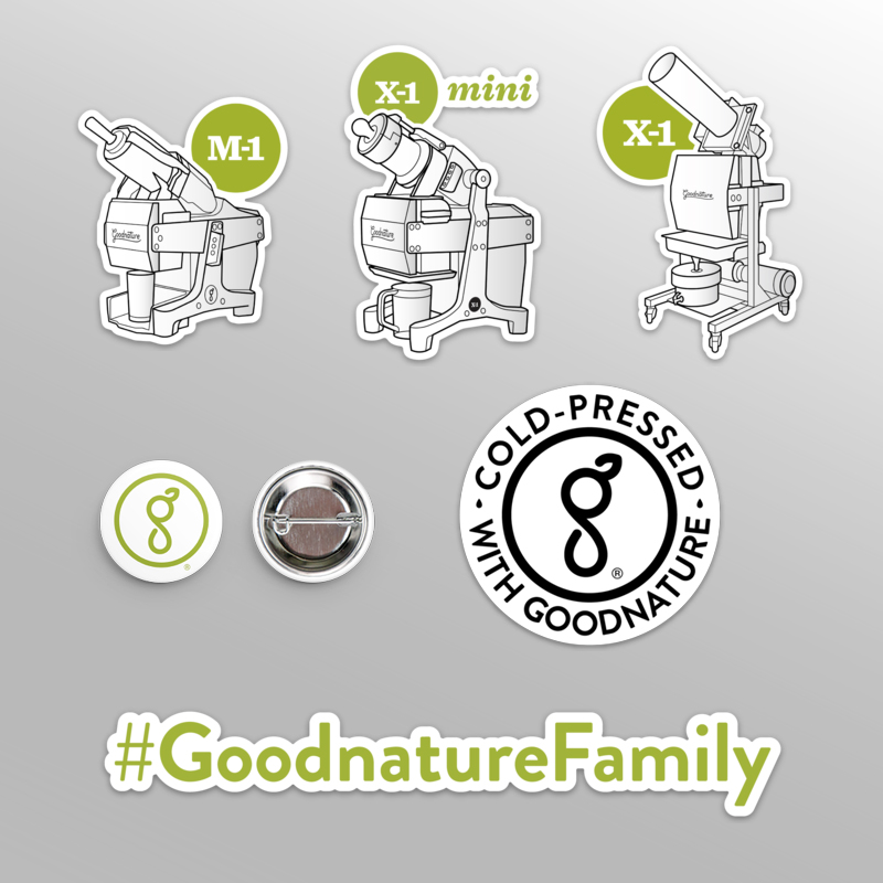 Goodnature Family Sticker Pack