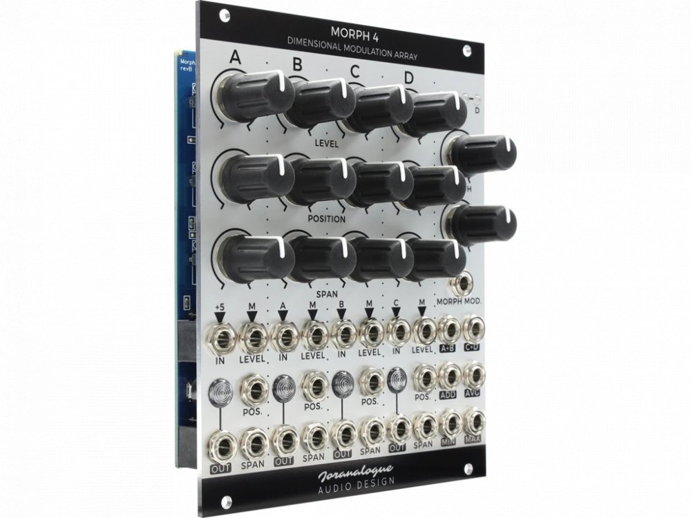 Joranalogue Morph 4 dimensional modulation array with amplifiers