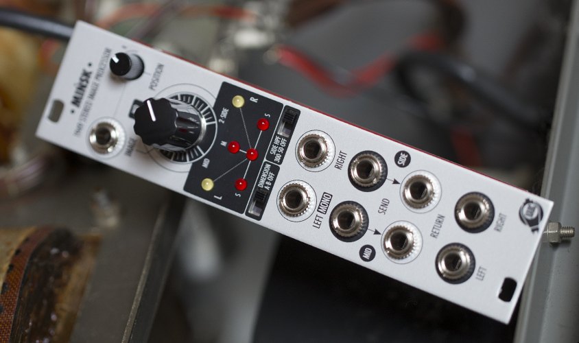 XAOC Devices Praga a four channel stereo mixer for modular synths