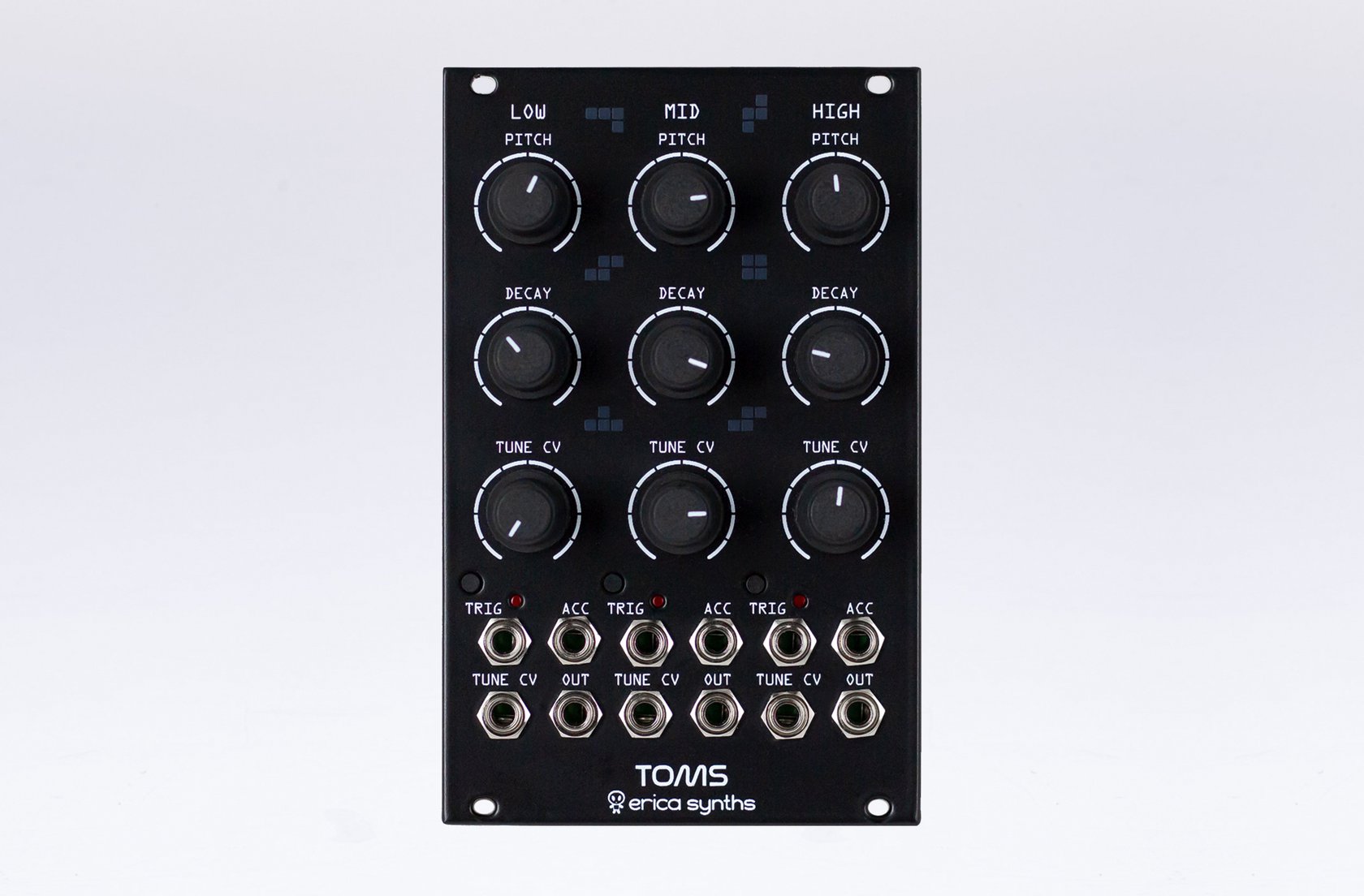 Erica Synths Toms in collab with the French company elicktronick