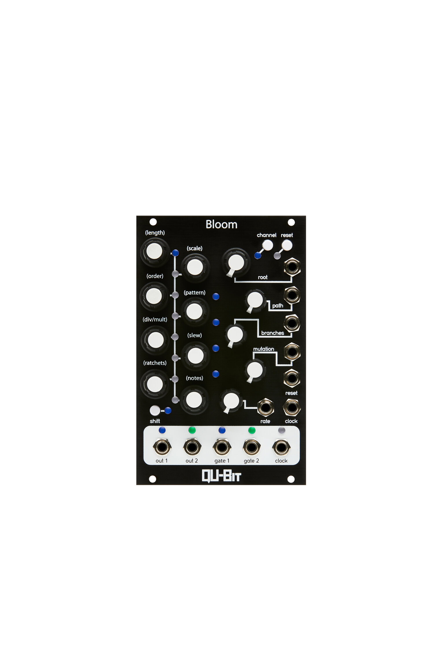 Qu-Bit Bloom a fractal sequencer generating evolving