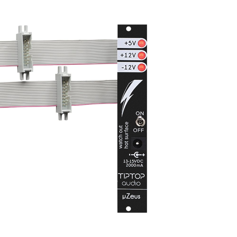 TipTop Audio uZeus, power supply for modular synthesizer TipTop Audio uZeus, power supply for modular synthesizer