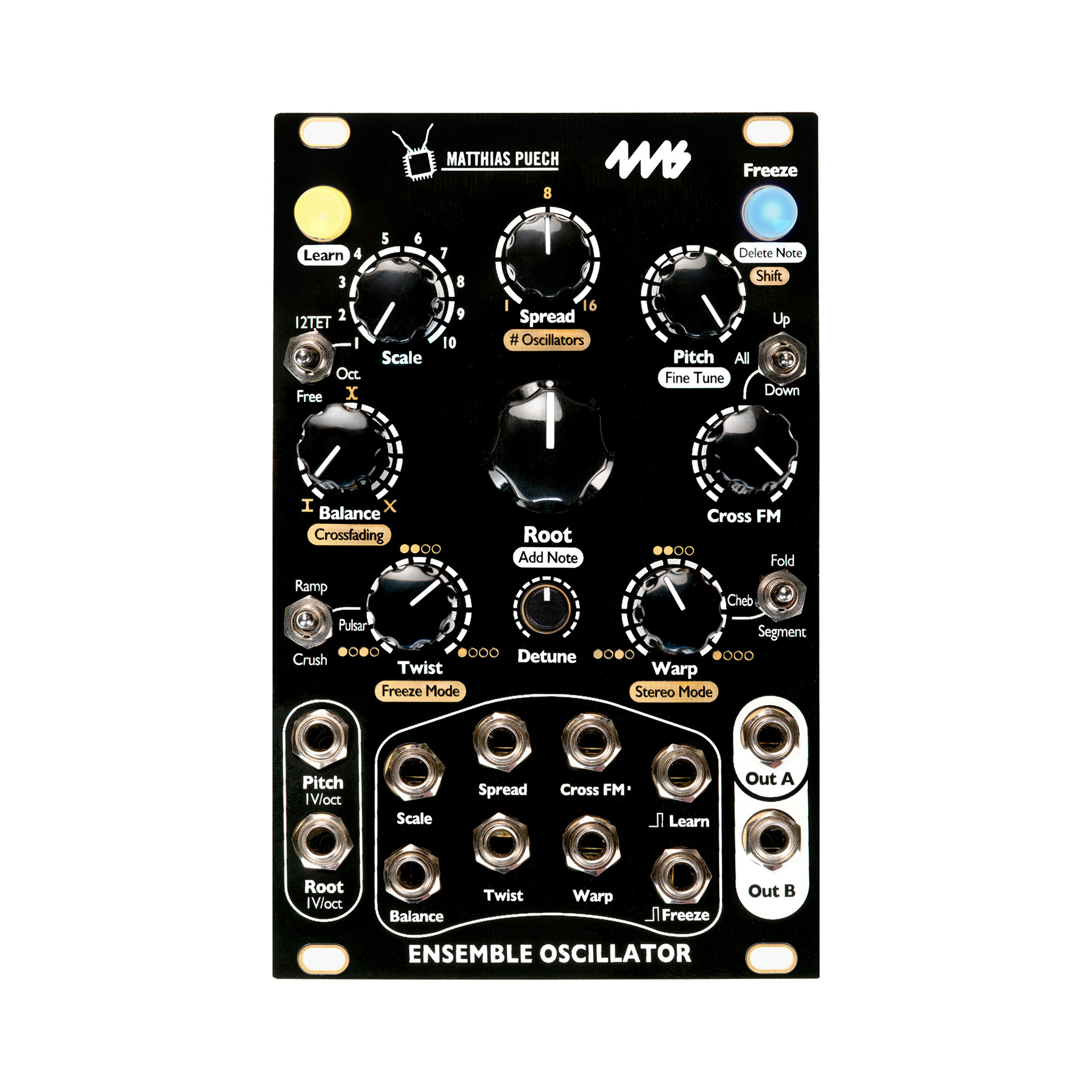 4MS Ensemble Oscillator, play chords, notes and melodies on your 