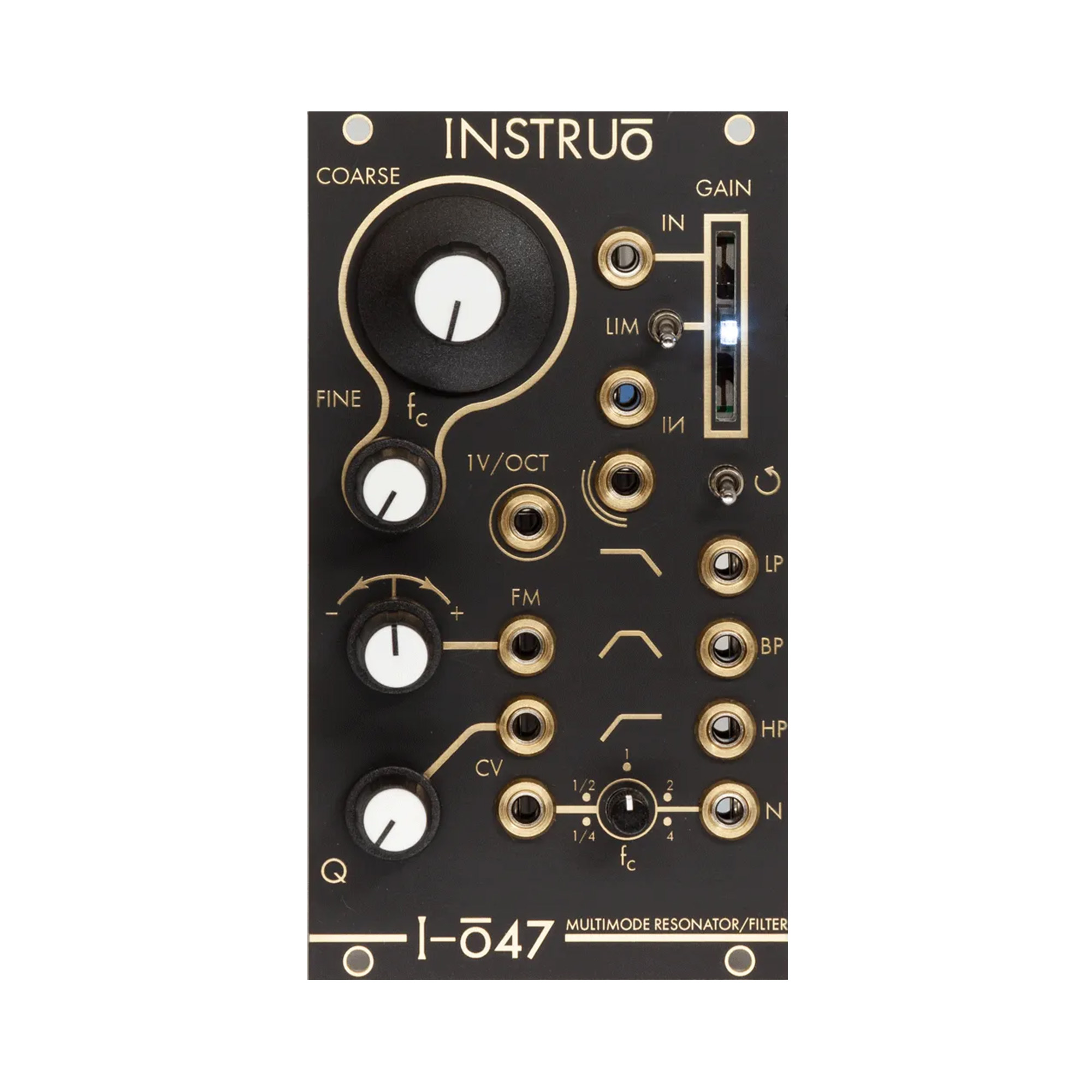 Instruo Io47 multimode resonator and filter for modular synths