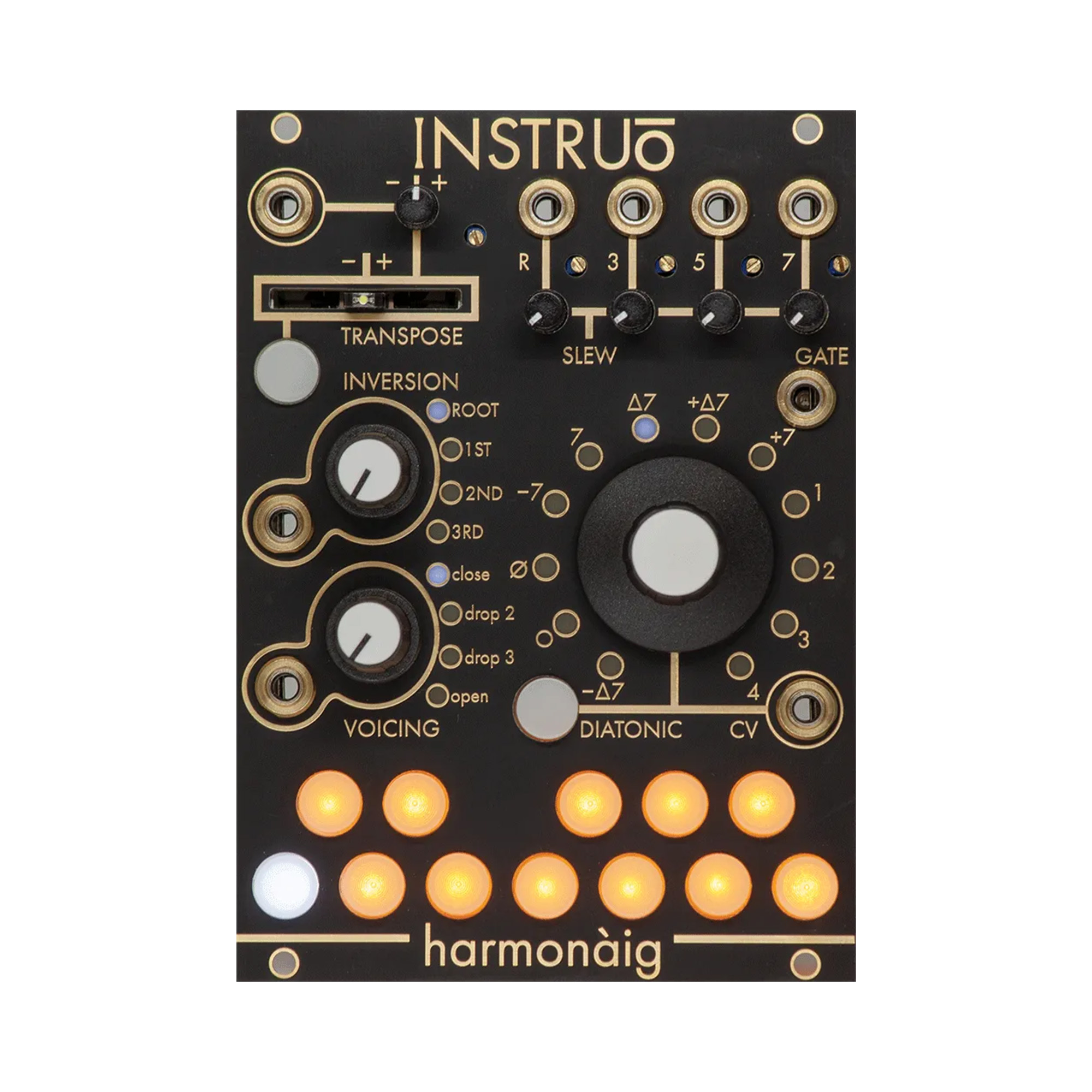 Instruo Harmonaig a voltage quantiser for your modular synthesizer