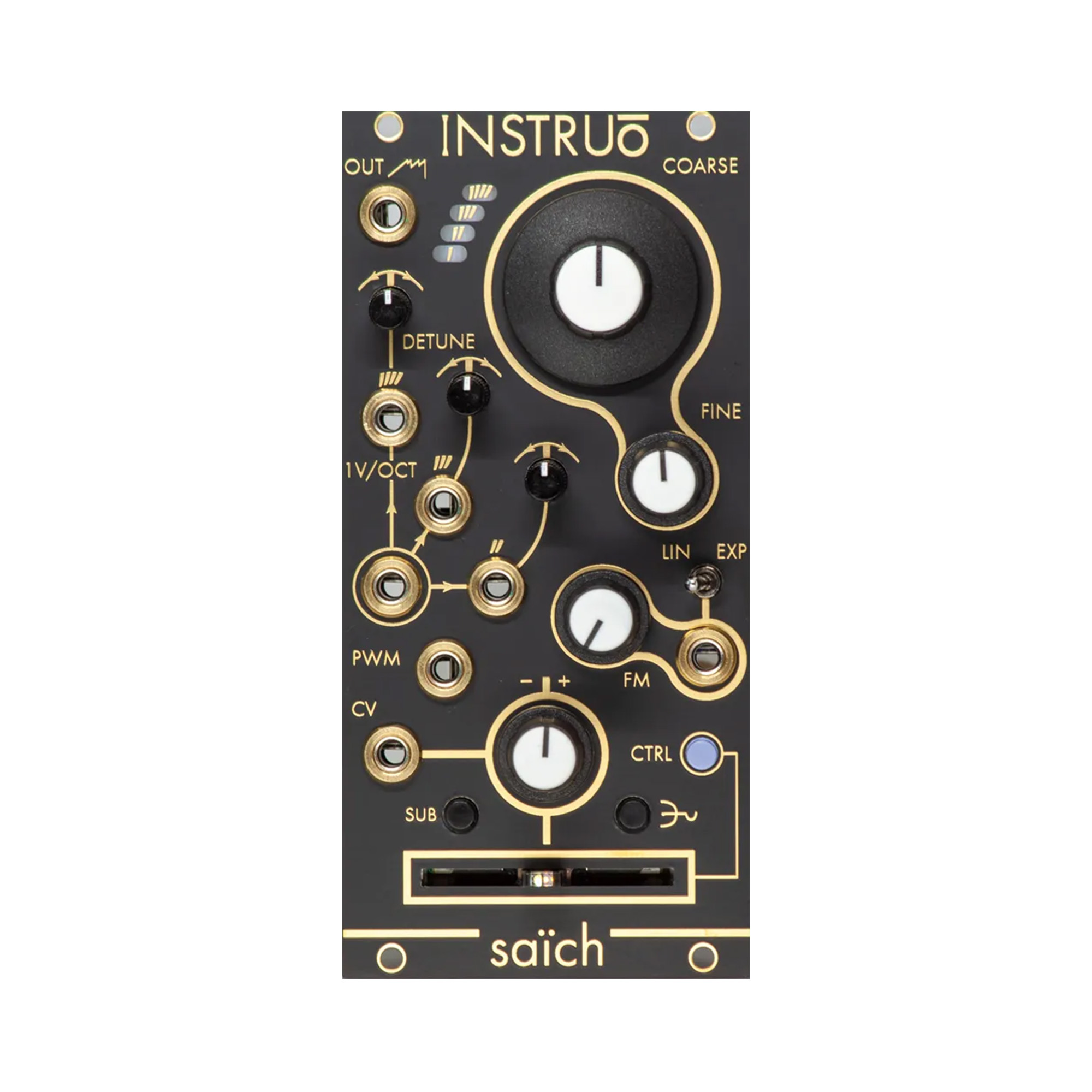 Instruo Saich, quad oscillator with super saw and built in VCA undefined