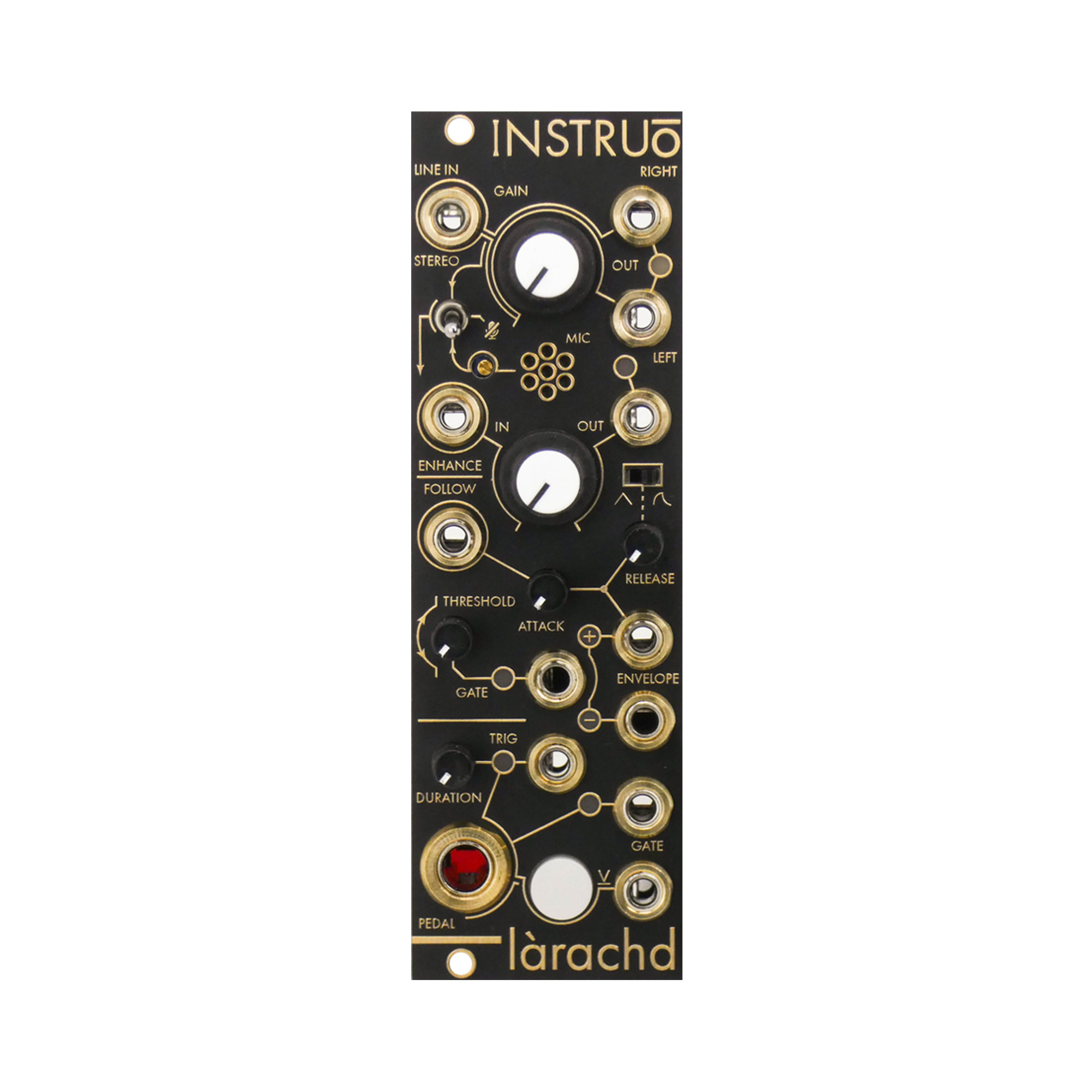 Instruo Larachd, a fully analogue multifunction module for your