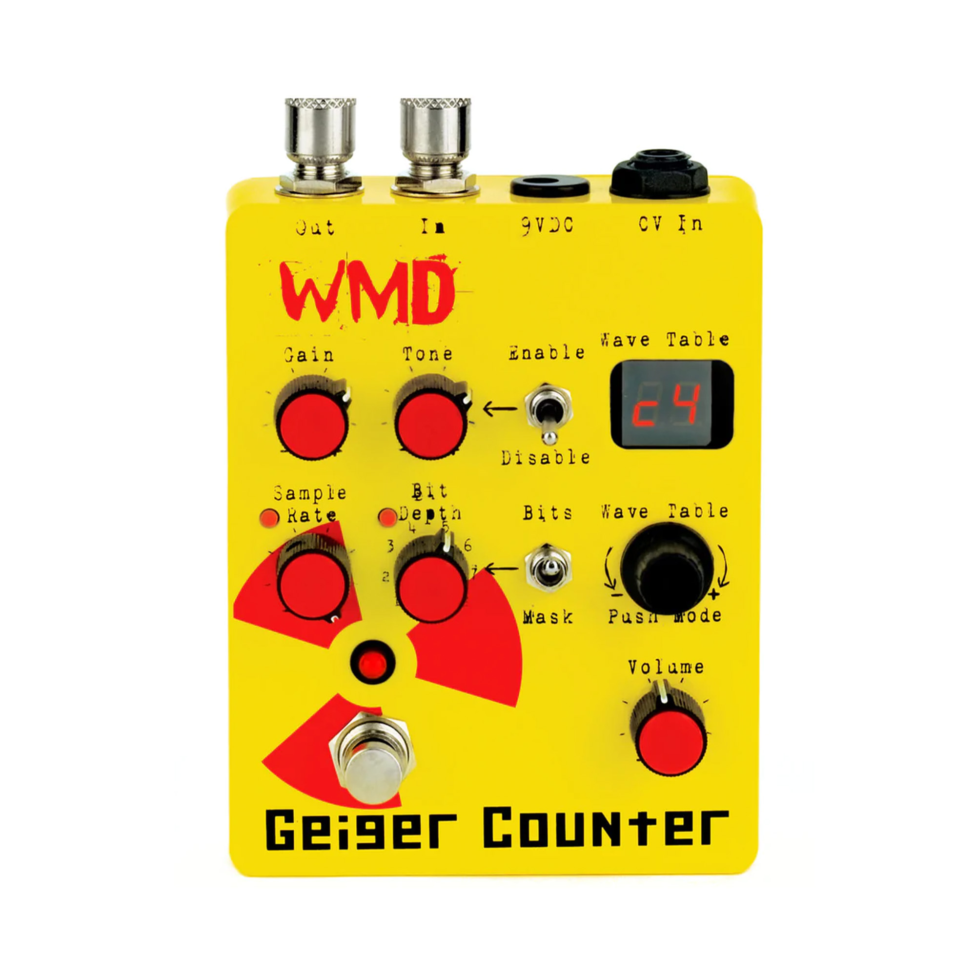 WMD Geiger Counter, a unique guitar effects pedal now in New Zealand