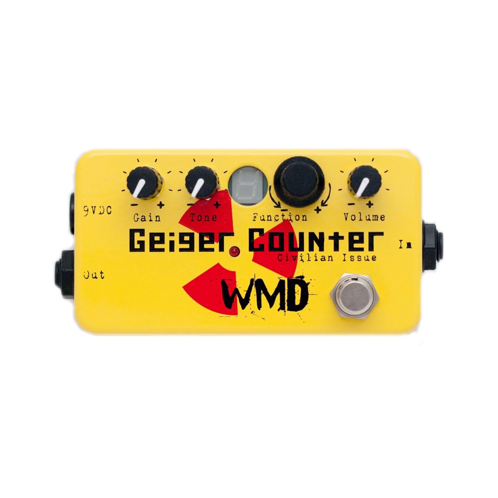 WMD Geiger Counter Civilian simple & cheap guitar & effects pedal