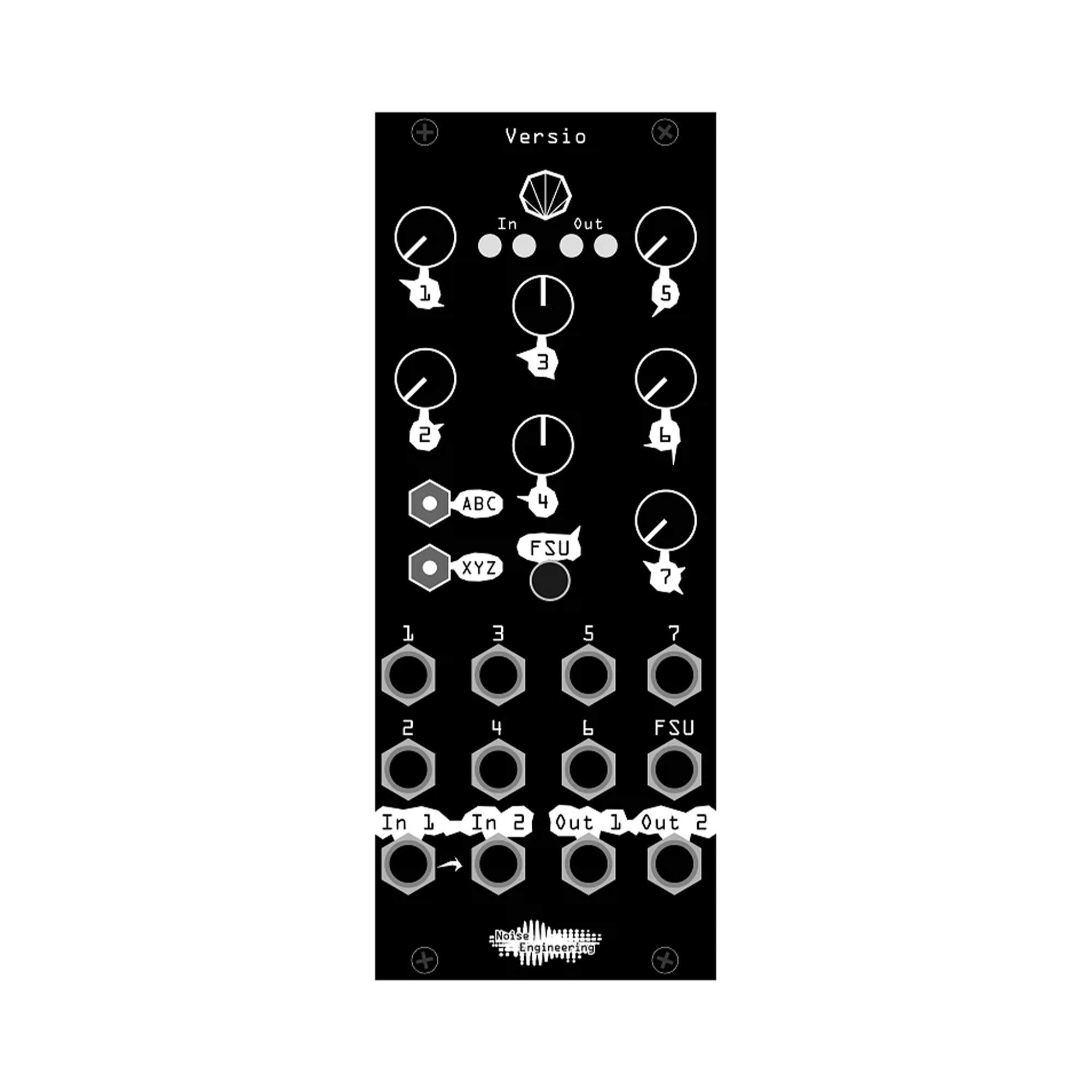 Noise Engineering Versio Series, faceplates or replacement panels