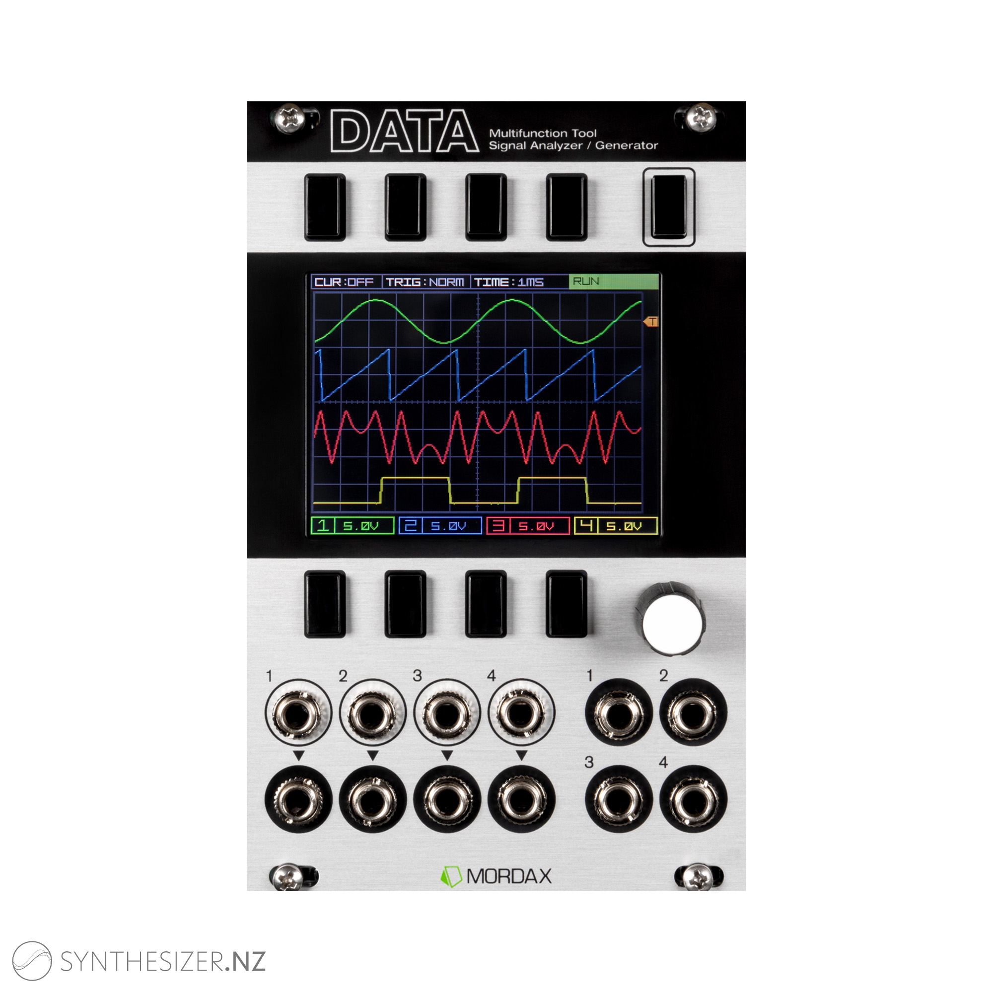 Mordax Data The Ultimate Eurorack Utility Module & Oscilloscope in one Synthesizer New Zealand