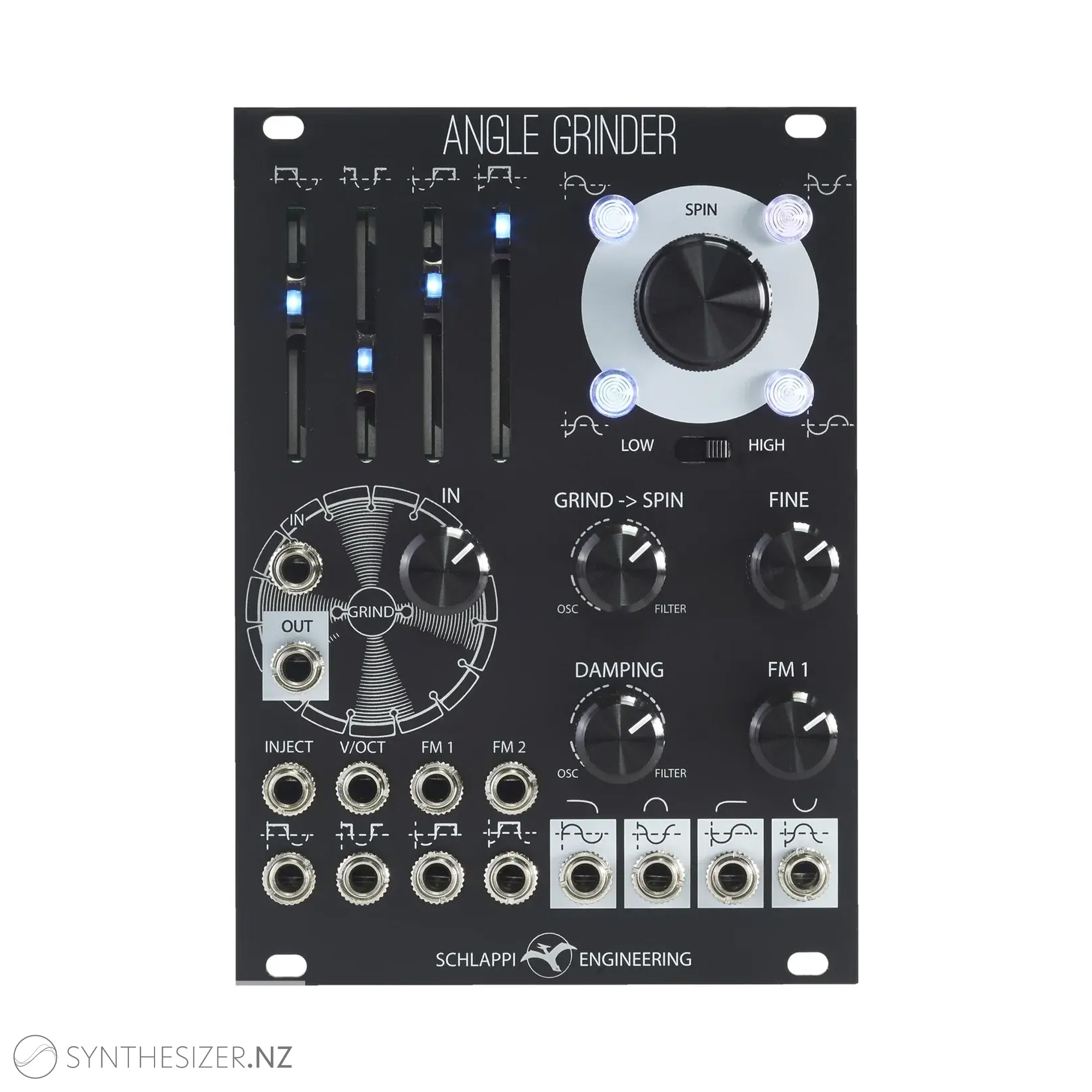 Schlappi Engineering Angle Grinder a quadrature sine wave oscillator