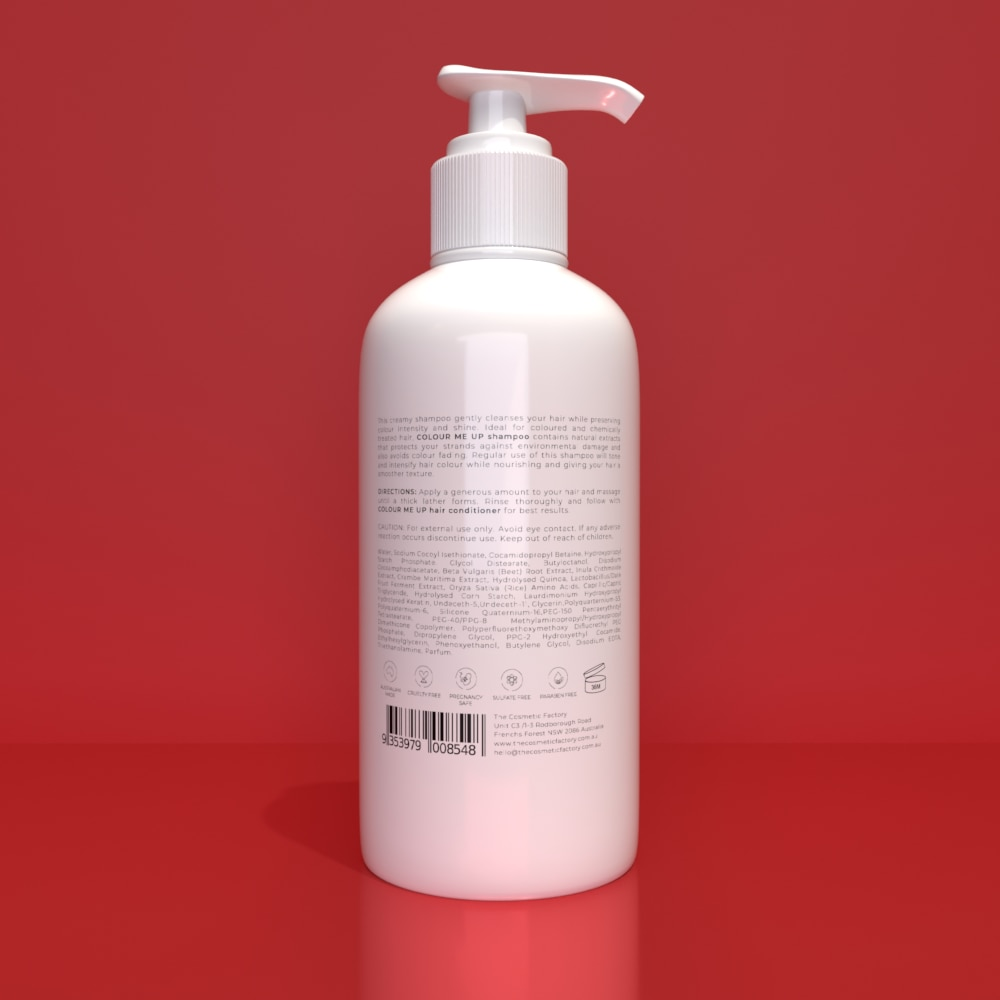 COLOUR ME UP SHAMPOO - Protects chemically treated hair against damage and colour fade