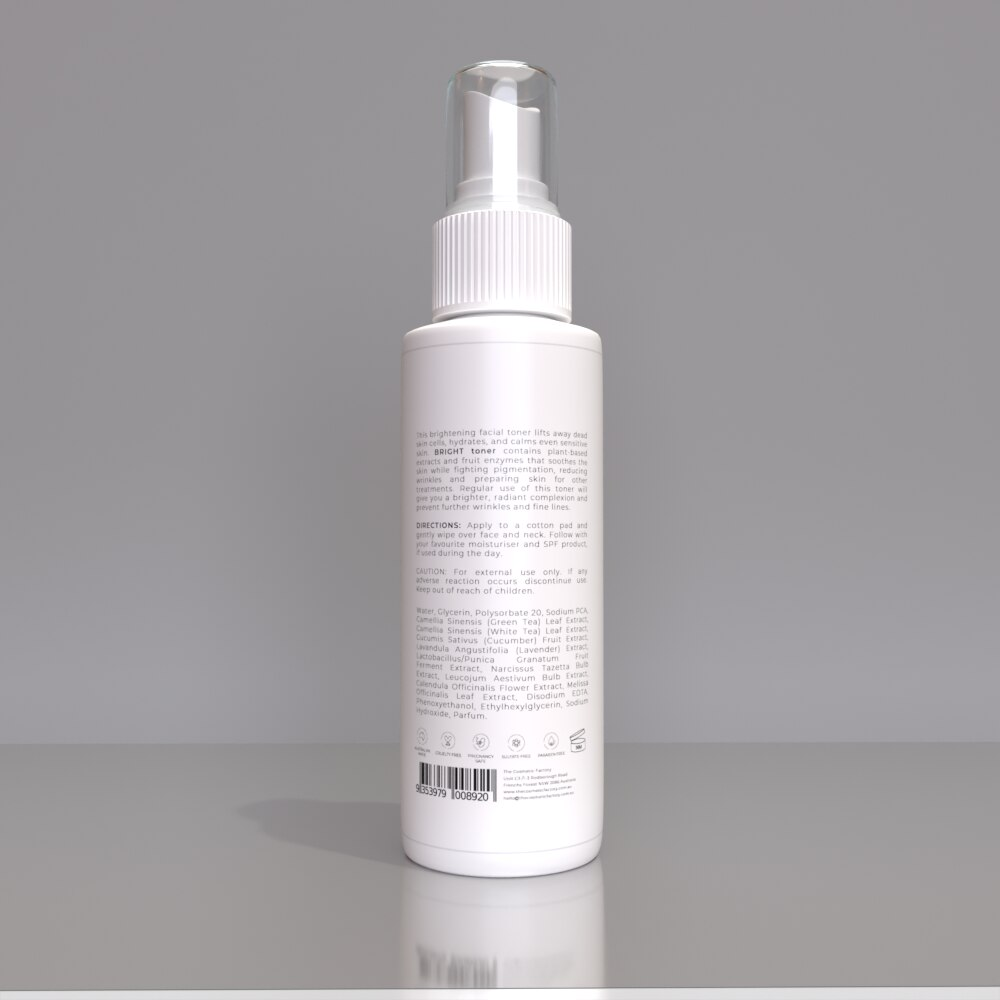 BRIGHT TONER - Helps to fade the look of hyperpigmentation and age spots