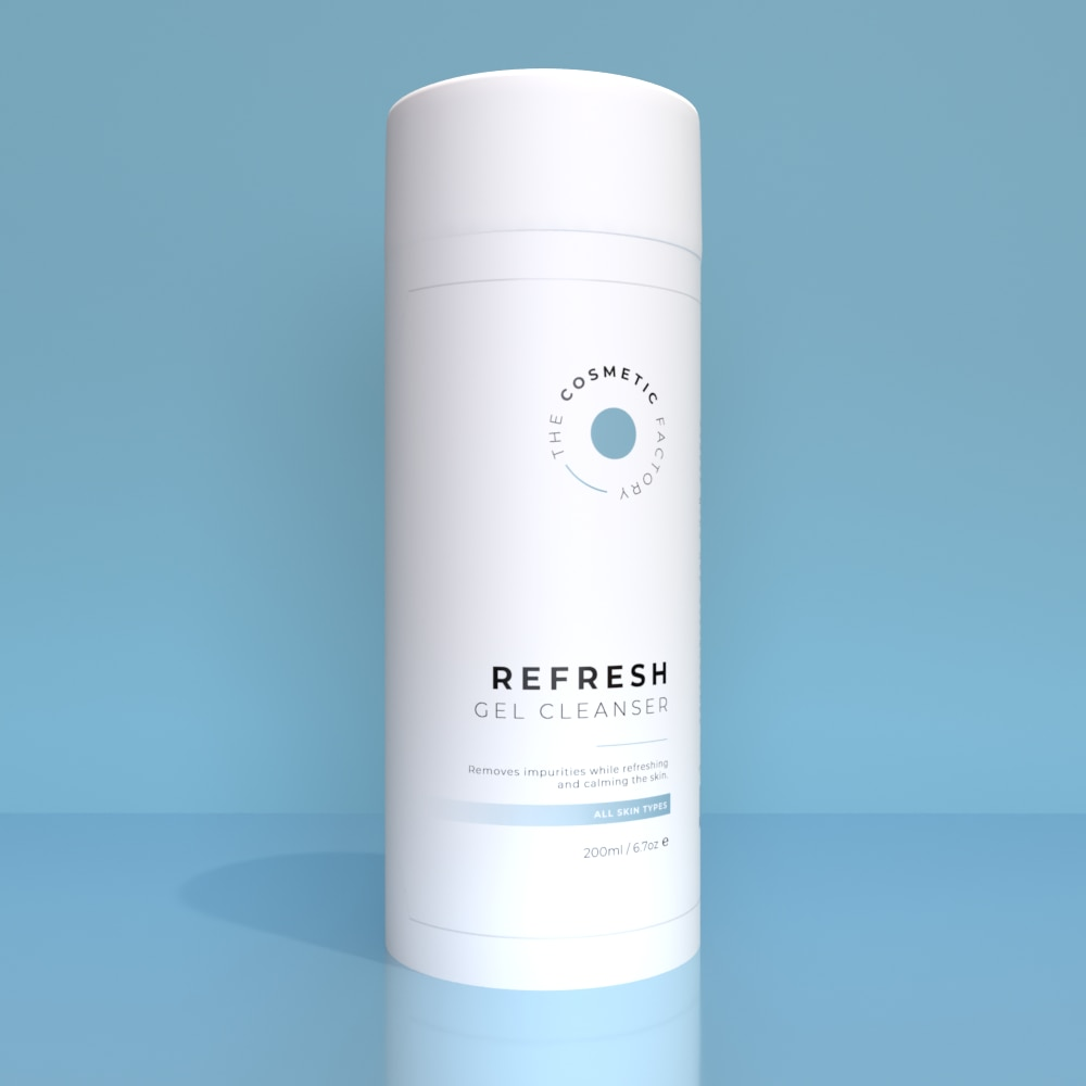 REFRESH GEL CLEANSER - Removes impurities while refreshing and calming the skin