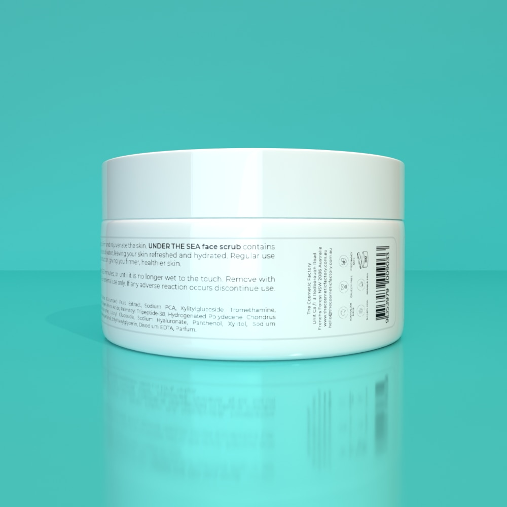 UNDER THE SEA FACE SCRUB - Deep exfoliation for brighter, smoother skin