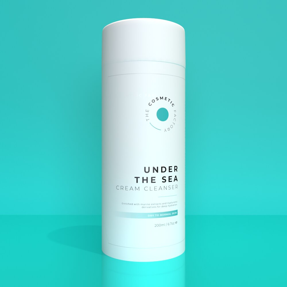 UNDER THE SEA CREAM CLEANSER - Enriched with marine extracts and Hyaluronic derivatives for deep hydration