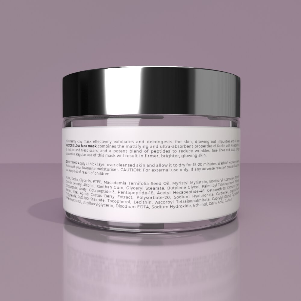 PROTON GLOW FACE MASK - Clay-based mask to decongest and clarify skin