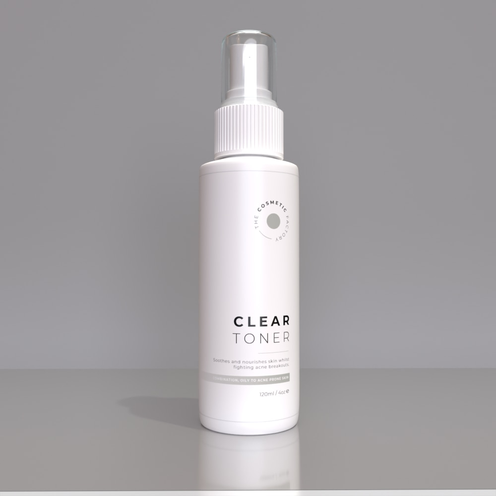 CLEAR TONER - Soothes and nourishes skin whilst fighting acne breakouts
