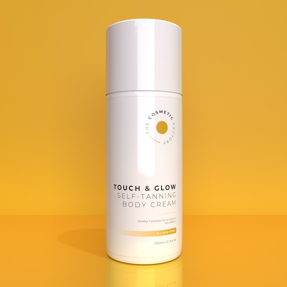 TOUCH & GLOW SELF-TANNING BODY CREAM - Deeply hydrates for a natural tan effect