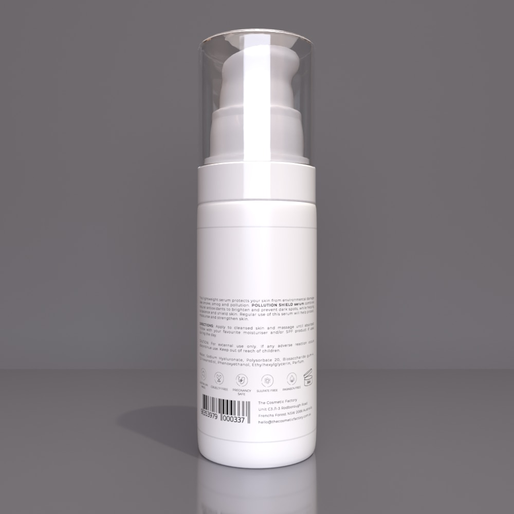 POLLUTION SHIELD SERUM - Protects the skin from harsh environmental aggressors