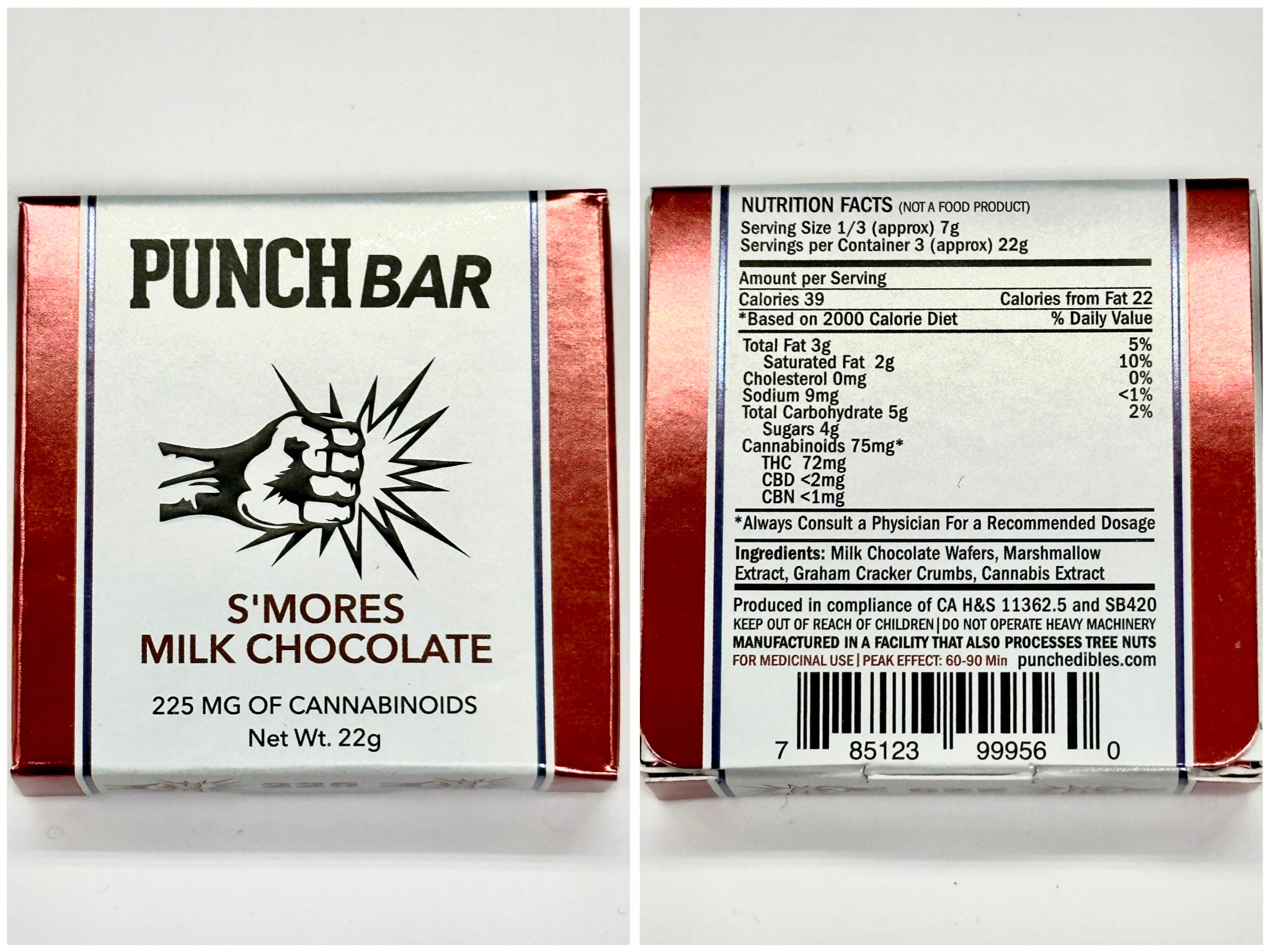 S'mores Milk Chocolate 225mg [Punch Edibles] thegasstation