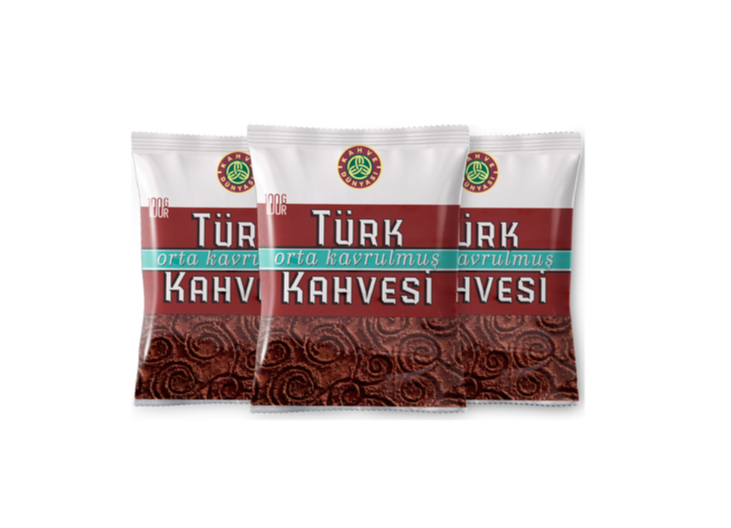 Kahve Dünyası Medium Roasted Turkish Coffee 100 g / 3.53 oz* 3 Packs