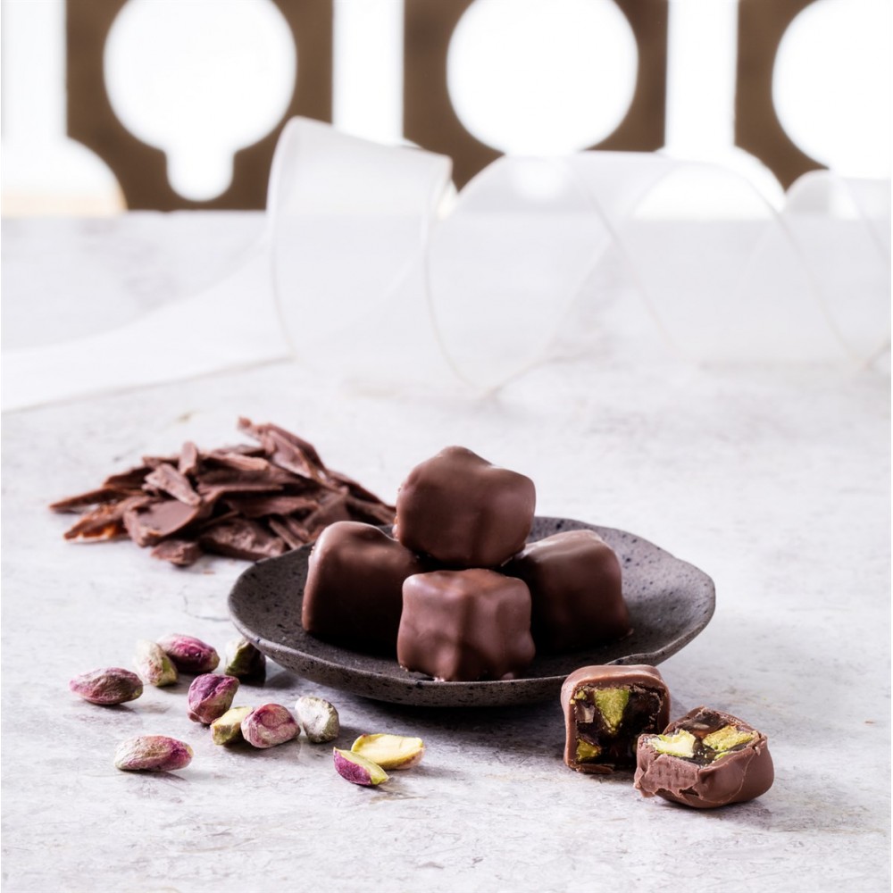 Turkish Delight With Chocolate And Pistachio - Hafız Mustafa
