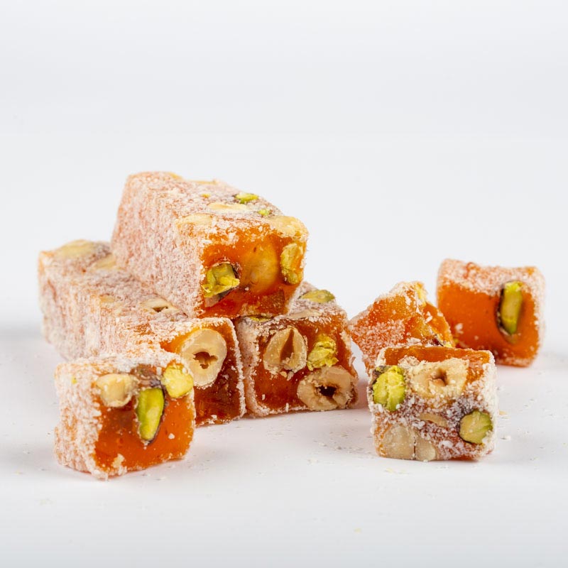 Turkish Delight Special With Orange, Pistachio And Hazelnut From Hafiz Mustafa