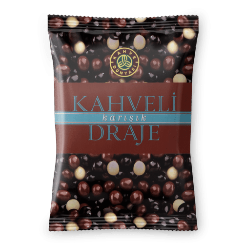 Dark chocolate dragee whole hazelnut covered