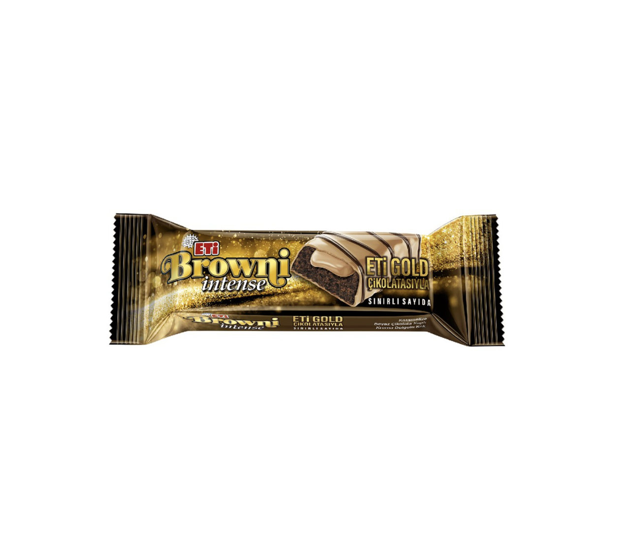 Eti Brownie Intense Gold 48g / 1.69 oz, 6 packs
