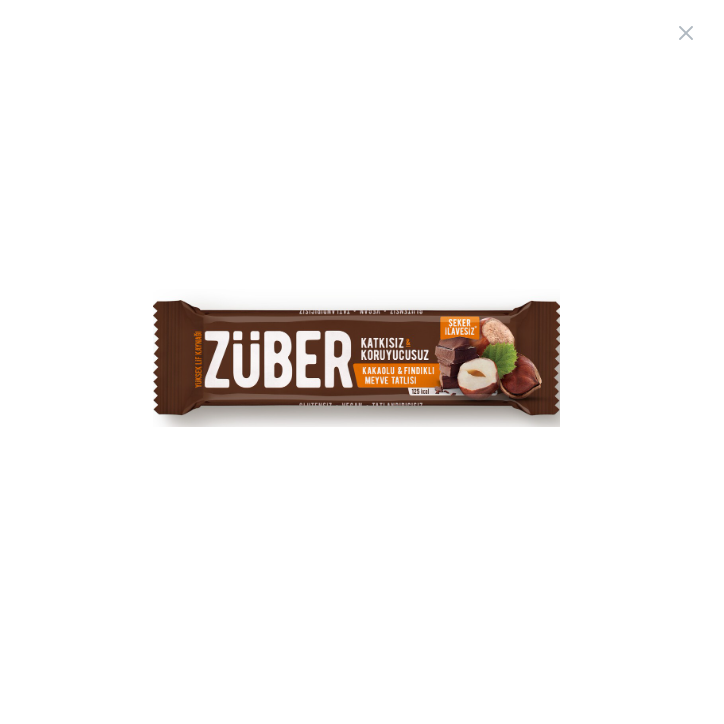 Züber Hazelnut Chocolate Fruit Bar 40 g / 1.4 oz