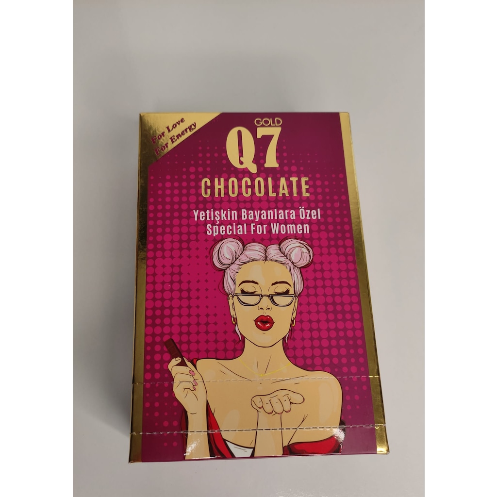 Chocolat aphrodisiaque Q7 24g rectangle - Safinel