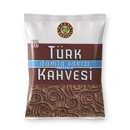  Gum Flavored Turkish Coffee 100 g / 3.53 oz *12 Packs 