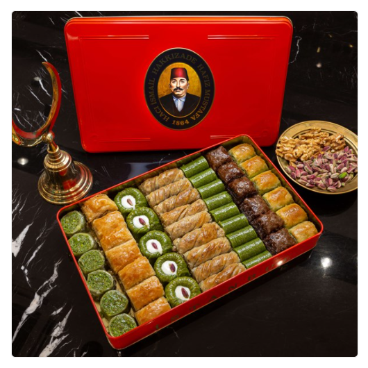 Hafiz Mustafa Mixed Baklava With Pistachio And Walnut 