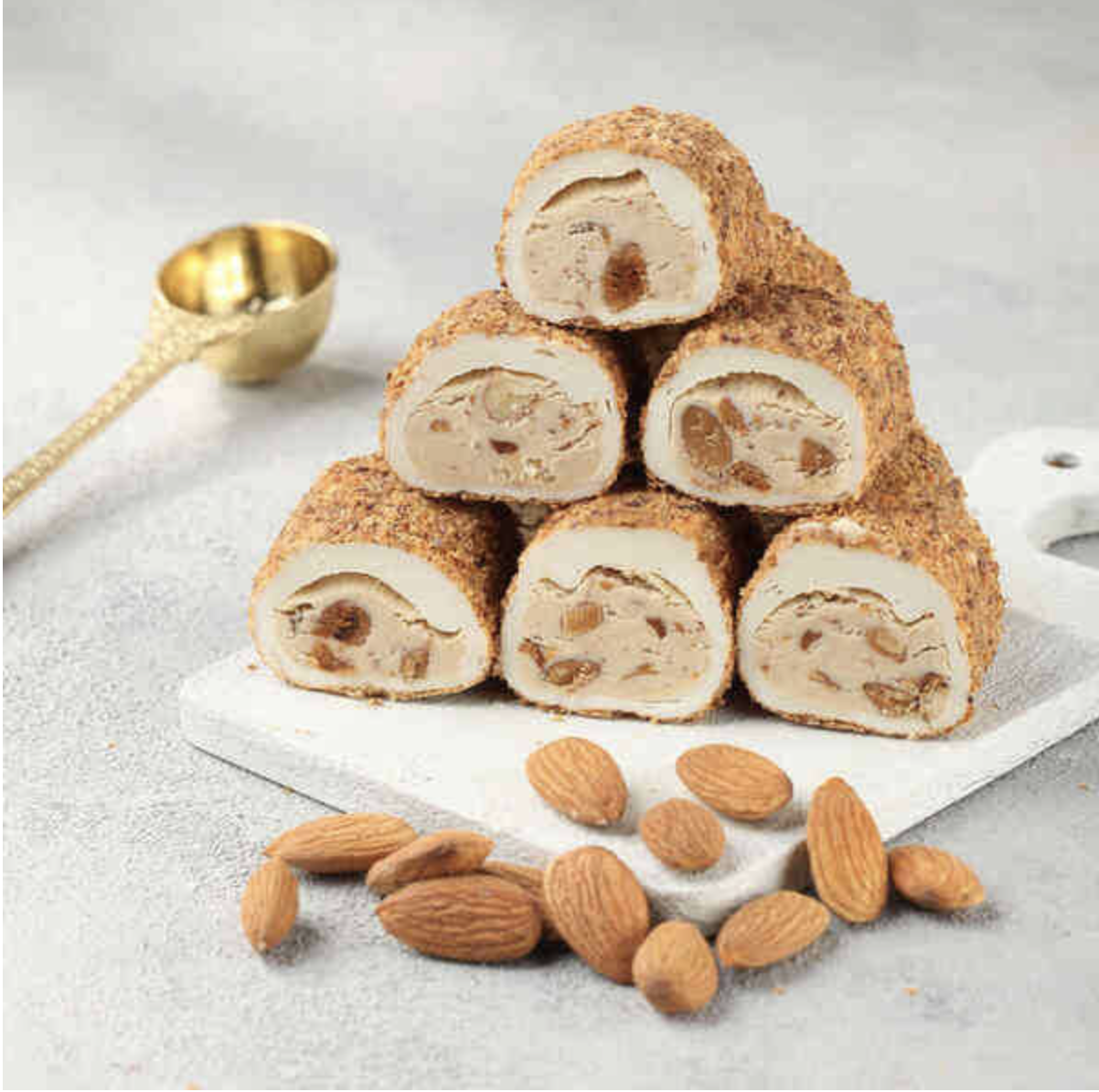 Almond Wrap Turkish Delight 